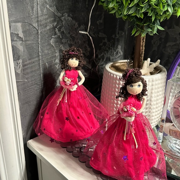 Hand made Dolls for Quinceñera centerpiece or cake topper - Picture 2 of 14